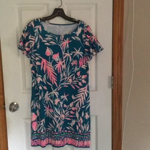 Beautiful teal and pink Lilly dress